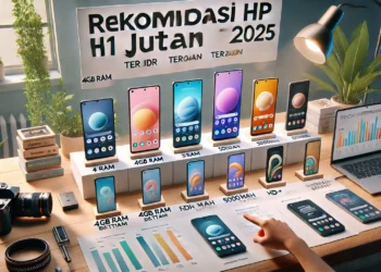 Rekomendasi hp 1 jutaan terbaik 2025