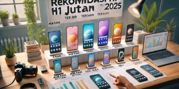 Rekomendasi hp 1 jutaan terbaik 2025