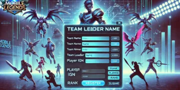 Mobile Legends Tournament Registration Form