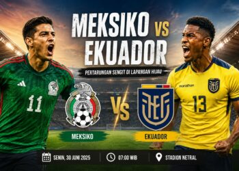 Jadwal Meksiko vs Ekuador