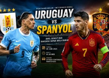 Pertandingan Uruguay vs Spanyol