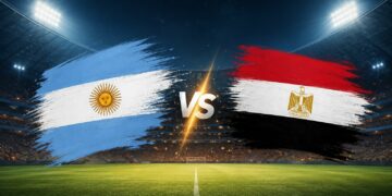 Pertandingan Argentina vs Mesir
