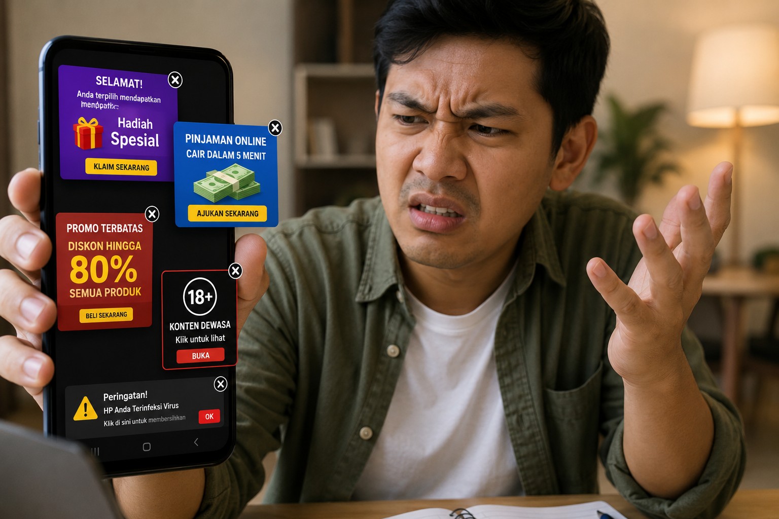 Buka HP Ada Iklan Terus Ini Penyebab Dan Solusinya