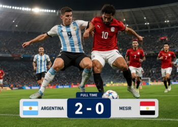 Hasil Argentina vs Mesir