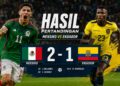 Hasil Meksiko vs Ekuador