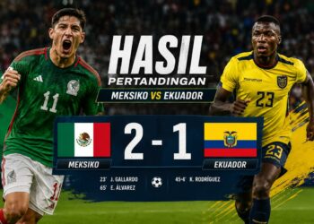 Hasil Meksiko vs Ekuador