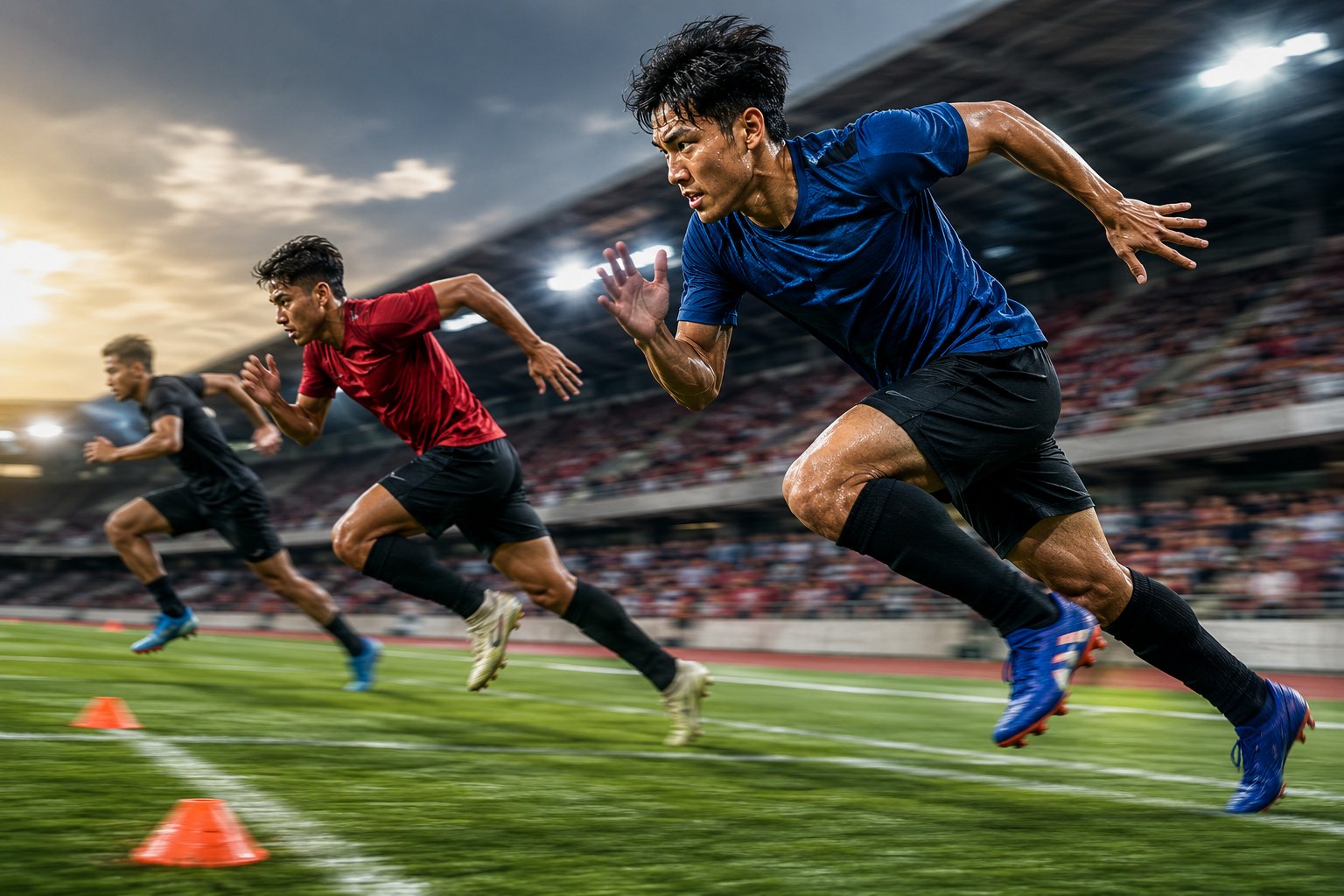 Sprint Sepak Bola Teknik Jadi Fondasi Kecepatan Modern