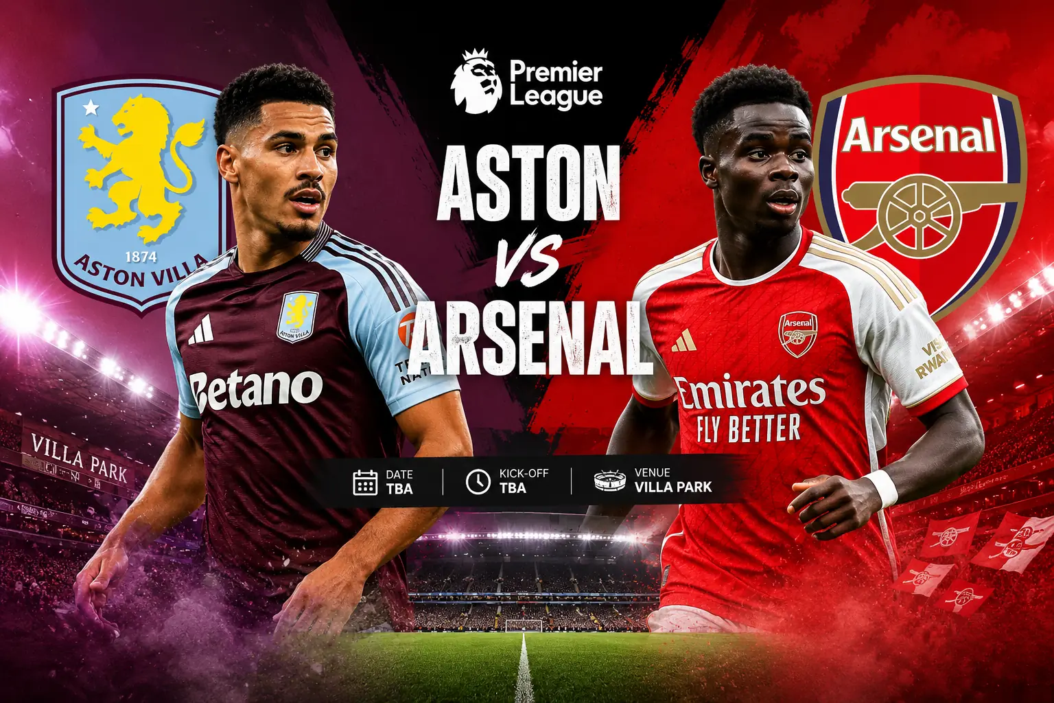 Pertandingan Aston vs Arsenal Jadi Sorotan Liga Inggris