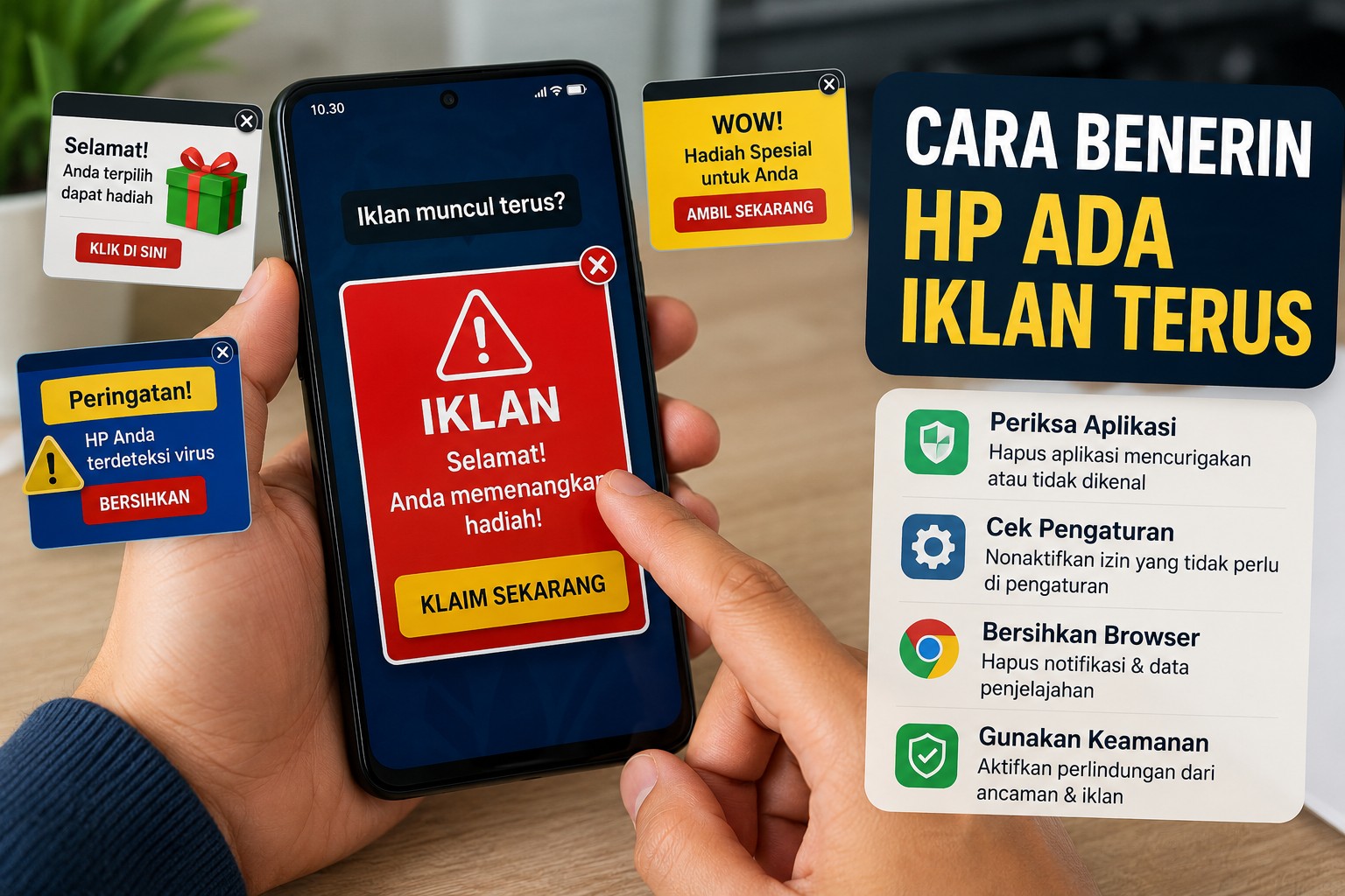 Cara Benerin Hp Ada Iklan Terus Di Android Tanpa Ribet