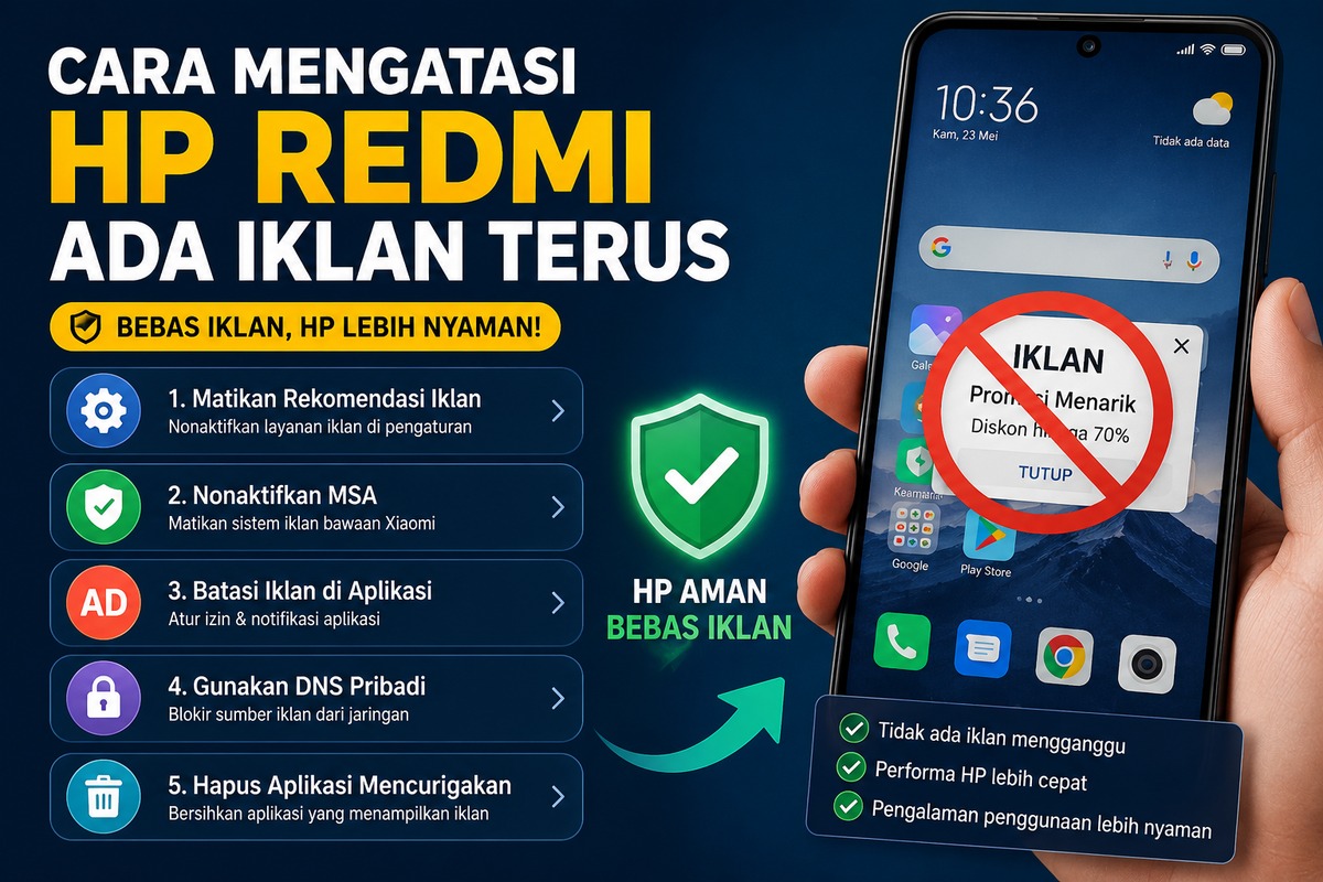 Cara Mengatasi Hp Redmi Ada Iklan Terus Paling Ampuh