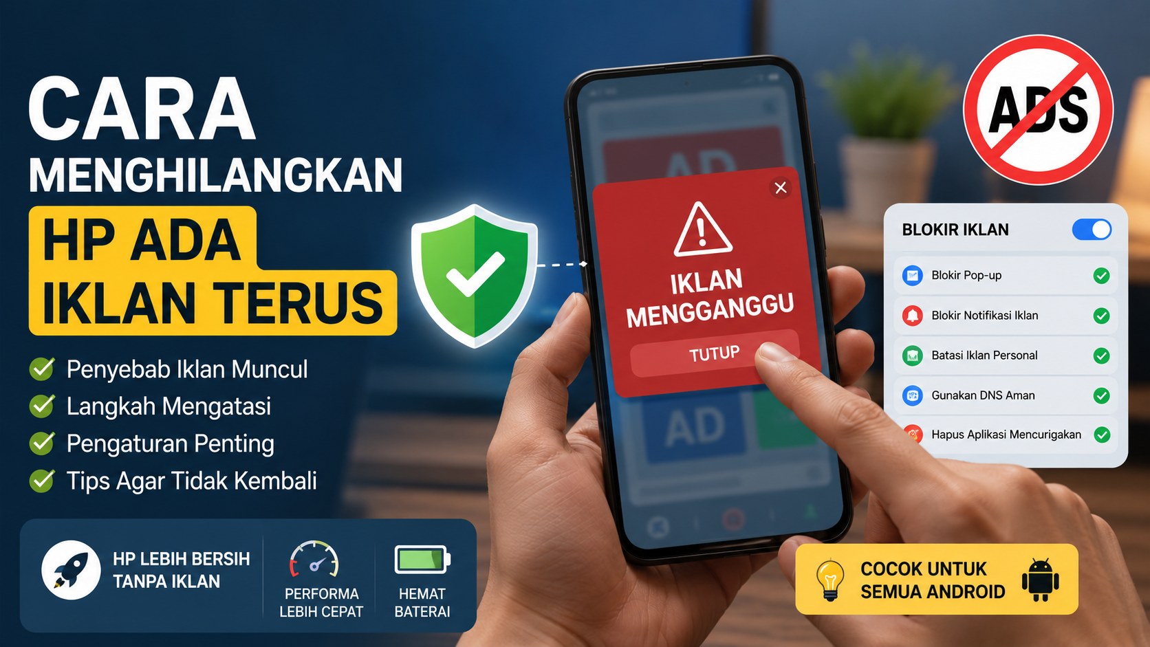 Cara Menghilangkan HP Iklan Terus Di Android Dengan Mudah