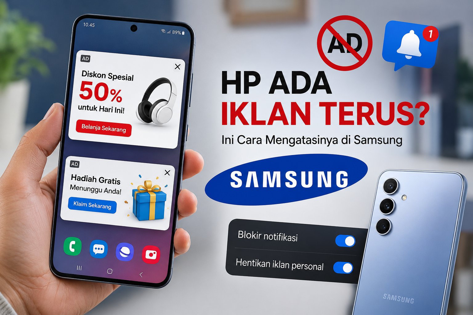 HP Ada Iklan Terus Samsung Begini Cara Mengatasinya