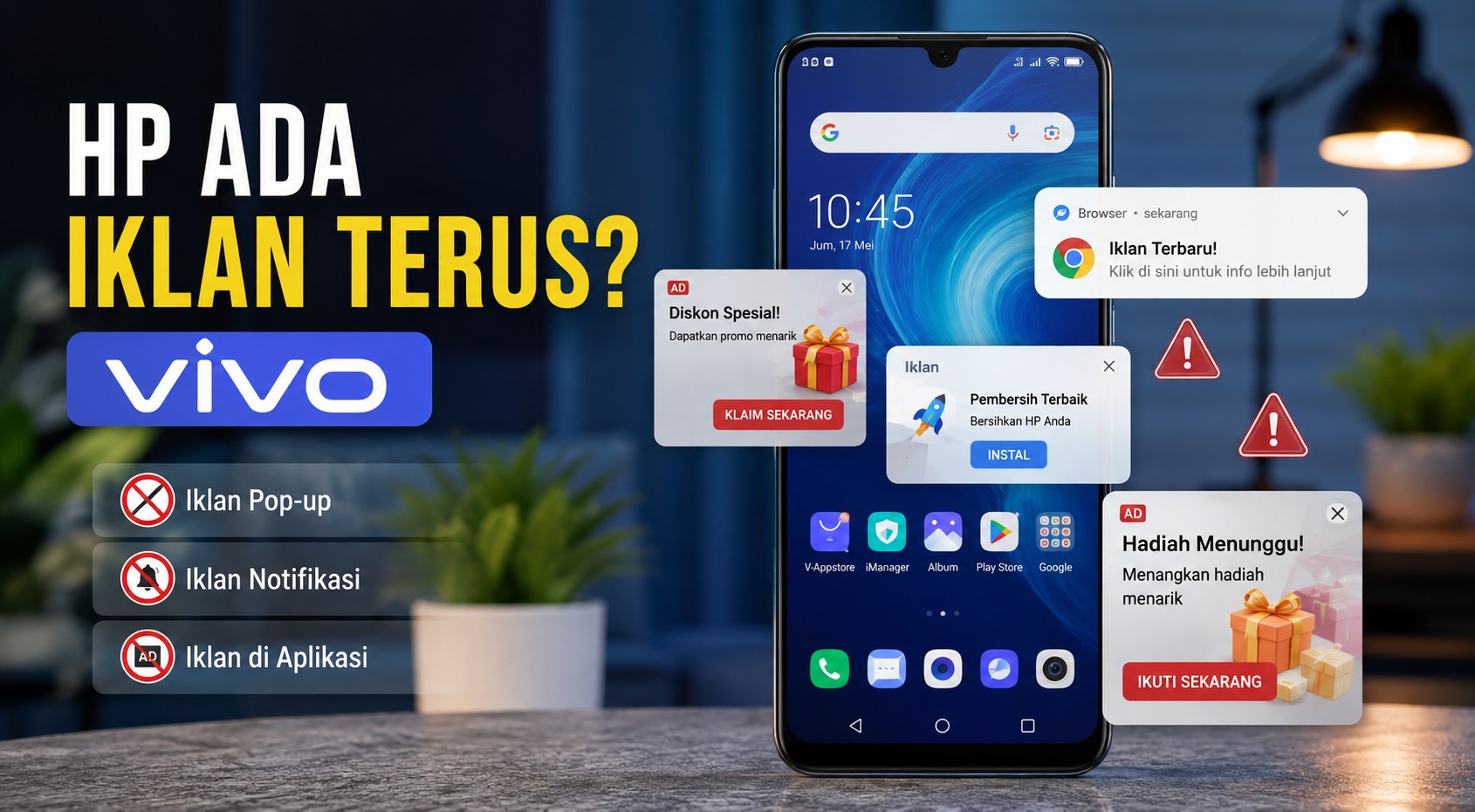 Hp Ada Iklan Terus Vivo Penyebab Dan Cara Mengatasinya