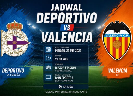 Jadwal Deportivo vs Valencia