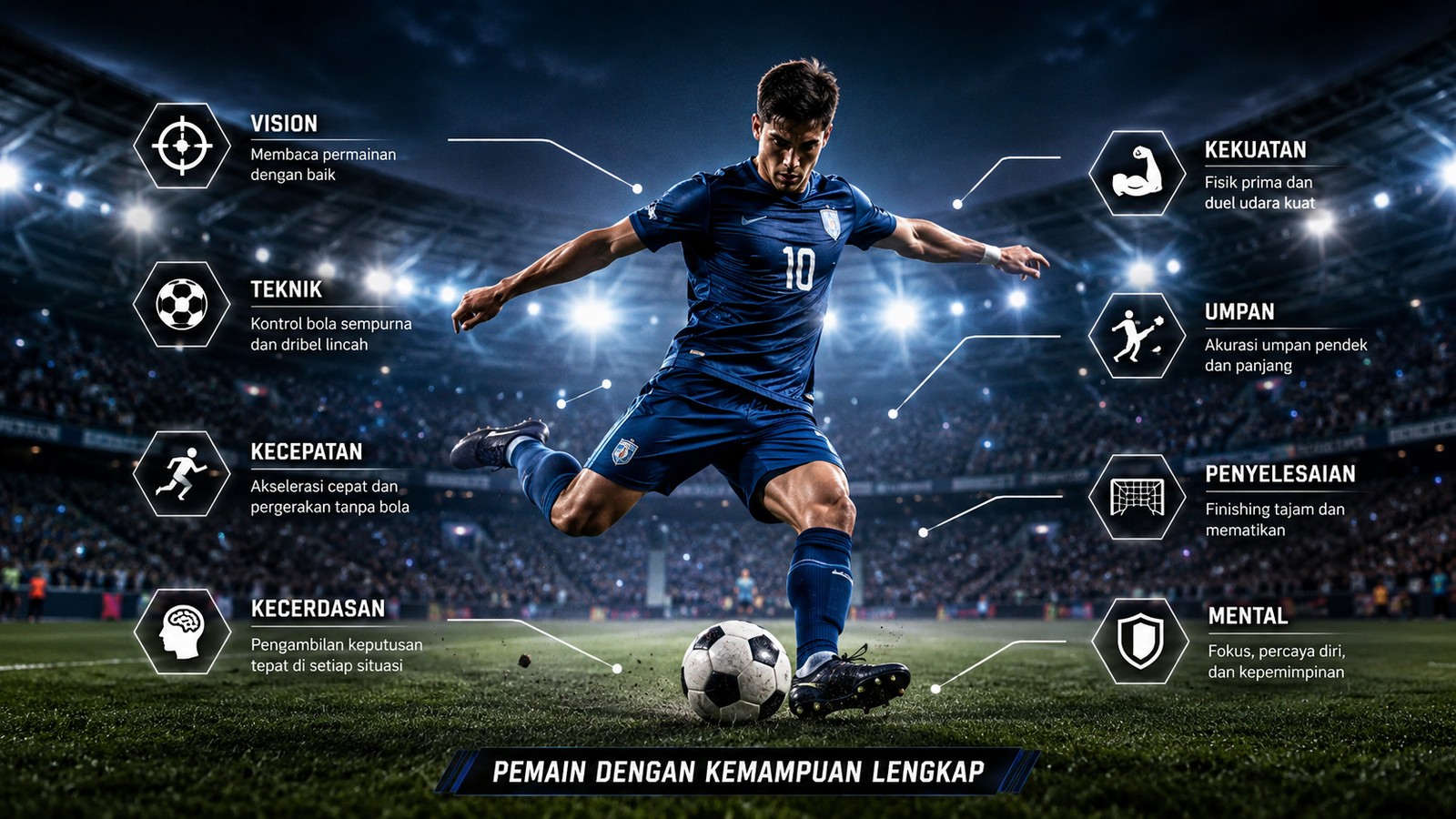 Pemain Dengan Kemampuan Lengkap Jadi Kunci Sepak Bola