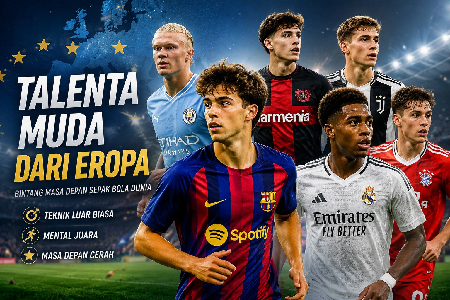 Talenta Muda Dari Eropa Jadi Sorotan Dunia Sepak Bola