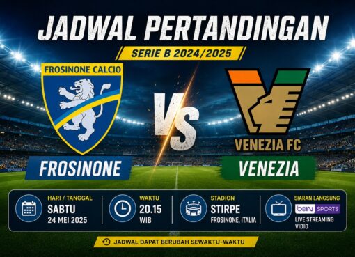Jadwal Frosinone vs Venezia
