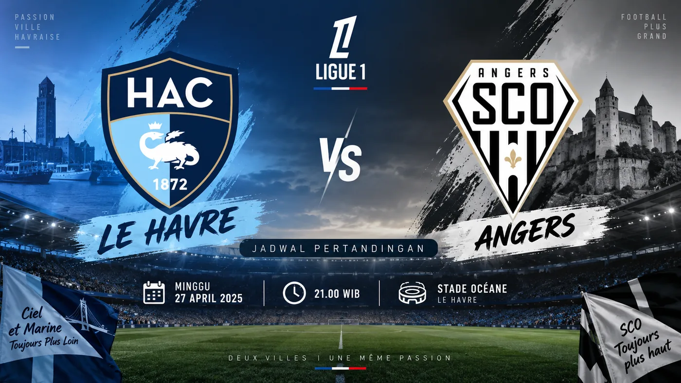 Jadwal Le Havre vs Angers Jadi Sorotan Liga Prancis