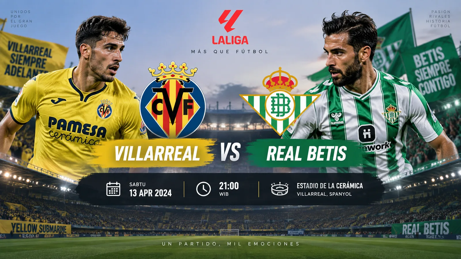 Jadwal Villarreal vs Betis