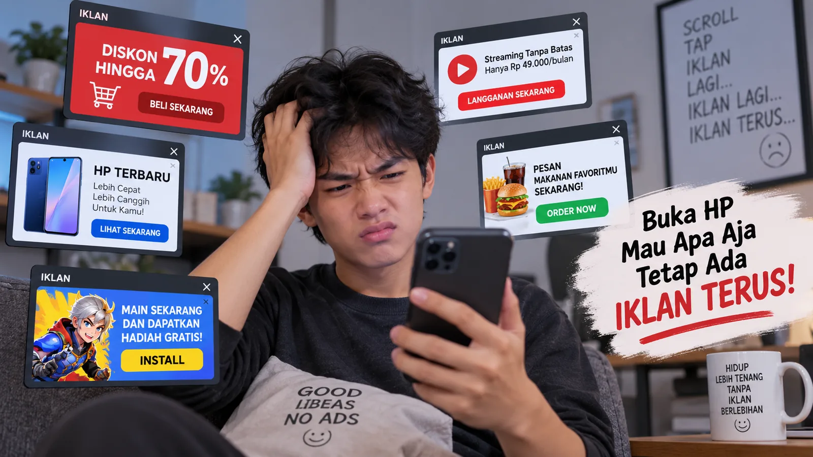 Jika HP Ada Iklan Terus Muncul Ini Penyebab Dan Solusinya