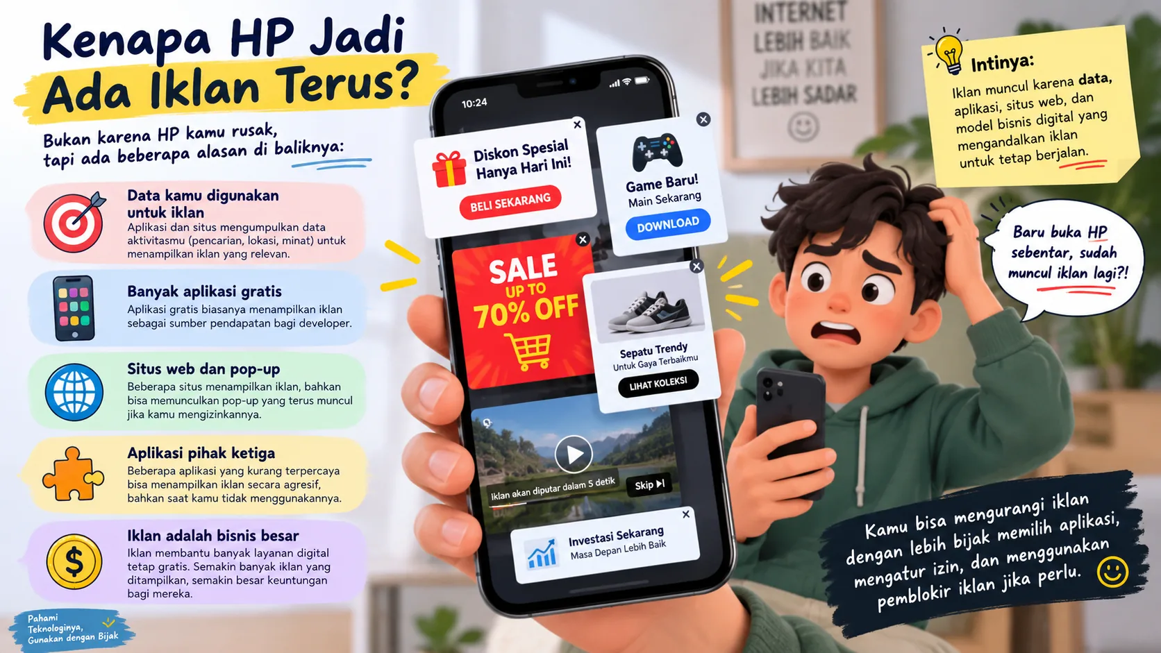 Kenapa HP Jadi Ada Iklan