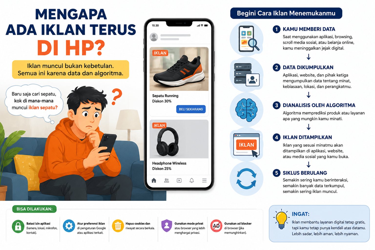 Mengapa Ada Iklan Terus Di HP Ini Penyebab Dan Solusinya